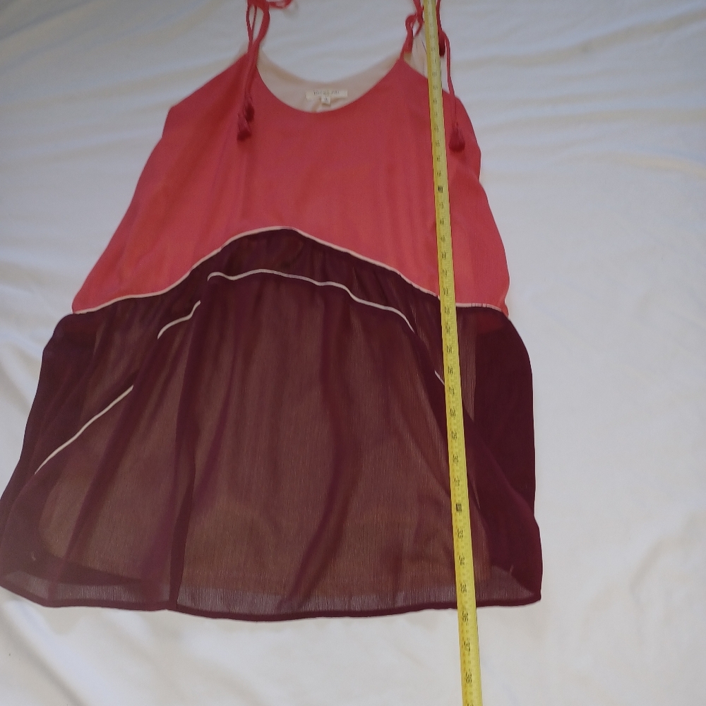 Living Doll Dress Women Size 1 Red and Burgundy Dress - Picture 11 of 14